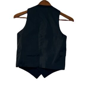 GB Boys 14L Black pinstripe vest holiday costume dapper classy preppy fun party